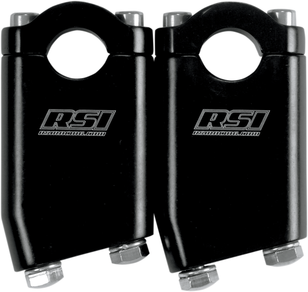 Angled Handlebar Risers Black, 2, nordicamoto.ro