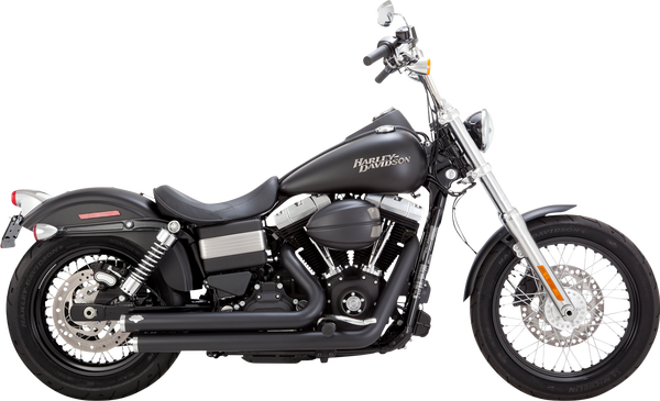 2-into-2 Big Shots Exhaust System Black, 1, nordicamoto.ro