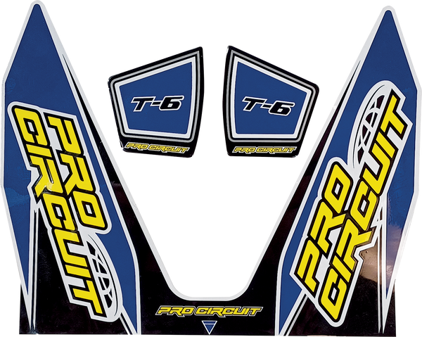 T-6 Exhaust Decals Blue-2