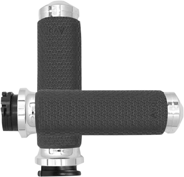 Vibration Dampening Memory Foam Grips Silver, 1, nordicamoto.ro