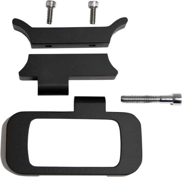 Adjustable Gauge Relocation Bracket Satin Black, 2, nordicamoto.ro