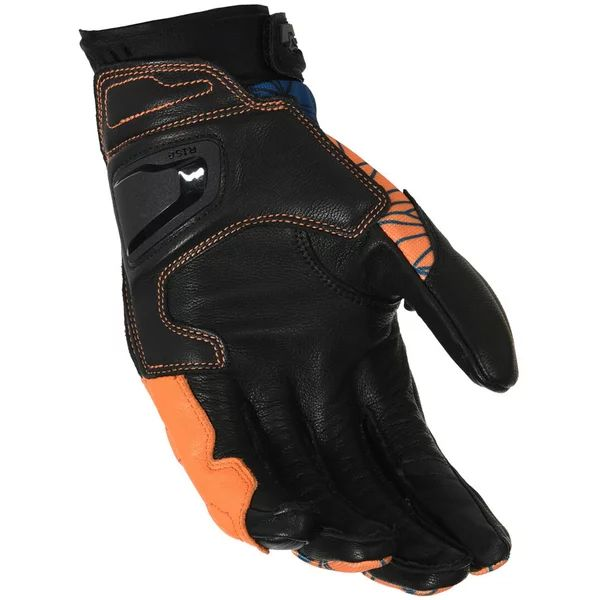 Manusi de piele vara MACNA ROCCO XL Rosu/Alb, 10, nordicamoto.ro