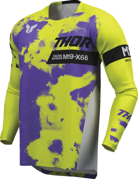 Youth Launchmode Bleach Jersey Purple, Yellow -3