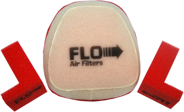 Flo® Air Filter Black, Red, 2, nordicamoto.ro