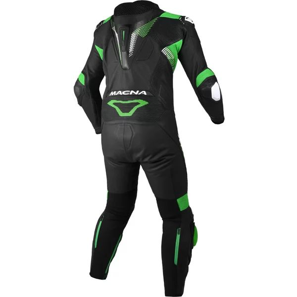 Combinezon de piele race 1 piesa MACNA ARMADYL 48 Alb/Rosu/Albastru, 2, nordicamoto.ro