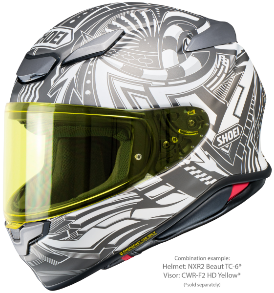 Casca integrala SHOEI NXR2 BEAUT TC-6 Negru/Gri/Alb Mat XXL-2