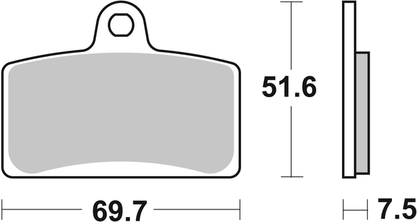 Ms Scooter Maxi Sintered Brake Pads, 1, nordicamoto.ro