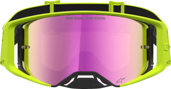 Ochelari Alpinestars Supertech Vesta Galben Fluo/Negru/Lentila Colorata, 4, nordicamoto.ro