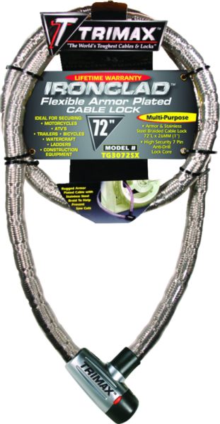 Gladiator Series Armored Cable Black, 1, nordicamoto.ro
