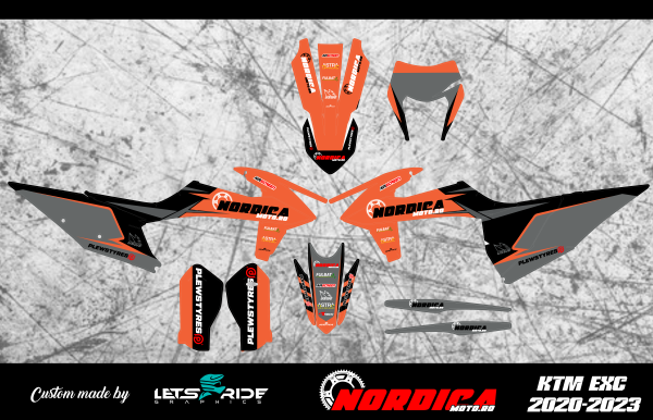 Kit stickere NordicaMoto KTM EXC 20-23