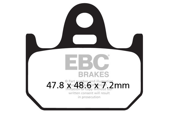 Fa Series Organic Brake Pads, 1, nordicamoto.ro