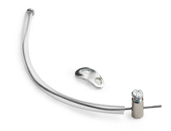 Rear brake safety line