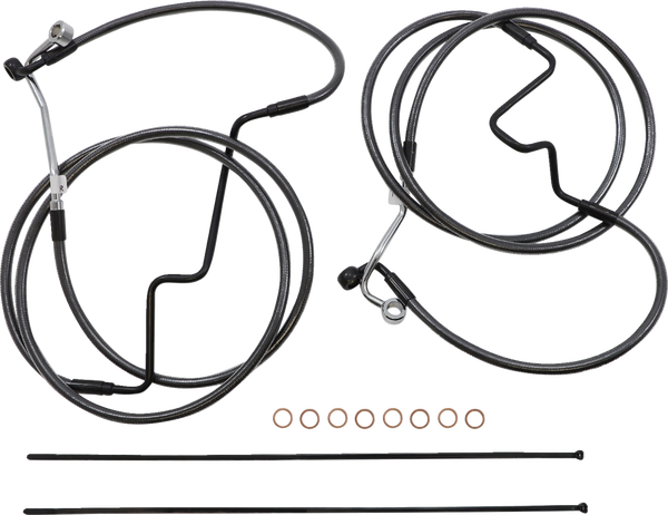 Black Pearl Designer Handlebar Installation Kit Black, 1, nordicamoto.ro