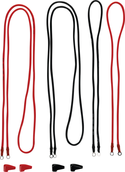 Electric Cable Kit For Winch Black, Red, 4, nordicamoto.ro