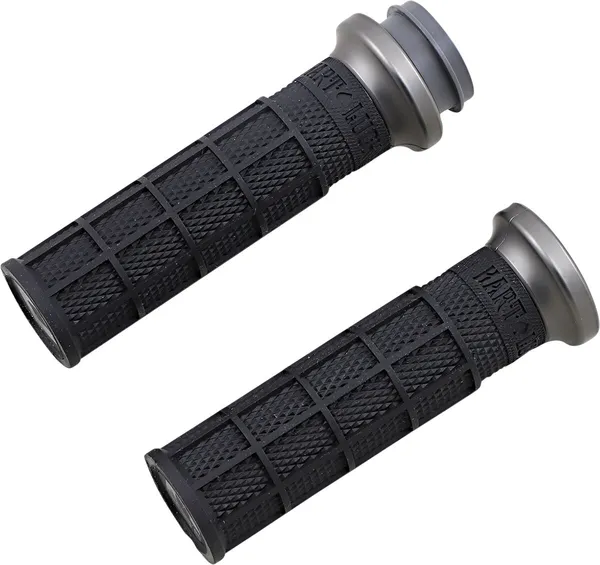 Harley Hart-luck Signature V-twin Lock-on Grips Black-e1ca94364e700e8745b36794acc105c0.webp