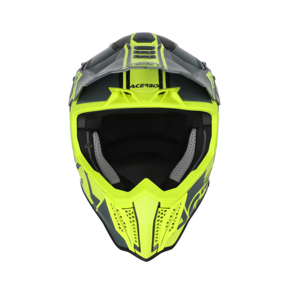 Casca Acerbis Airstrike-C Negru/Galben Fluo-13