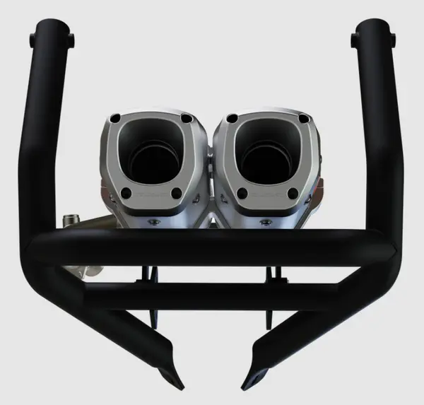 Apx Aluminium Slip-on Muffler Anodized Clear -1