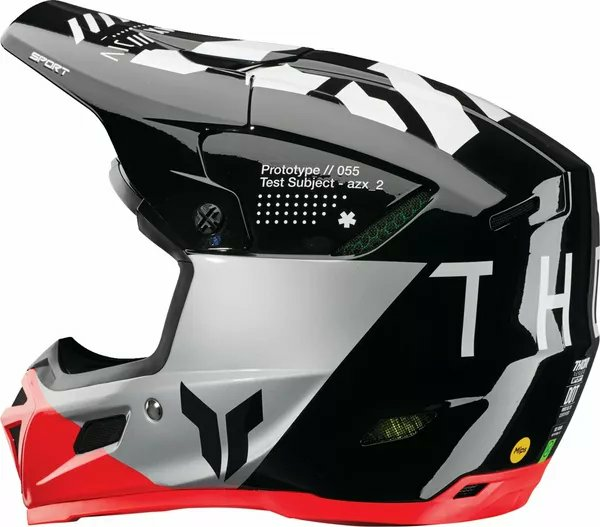 Casca Thor Reflex Sport Strike Mips Red/Gray/Black-4