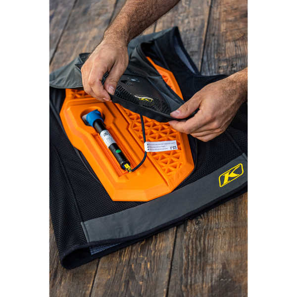 Protectie Spate Klim Compatibil cu Airbag Vest D3O Level 2 Orange-1