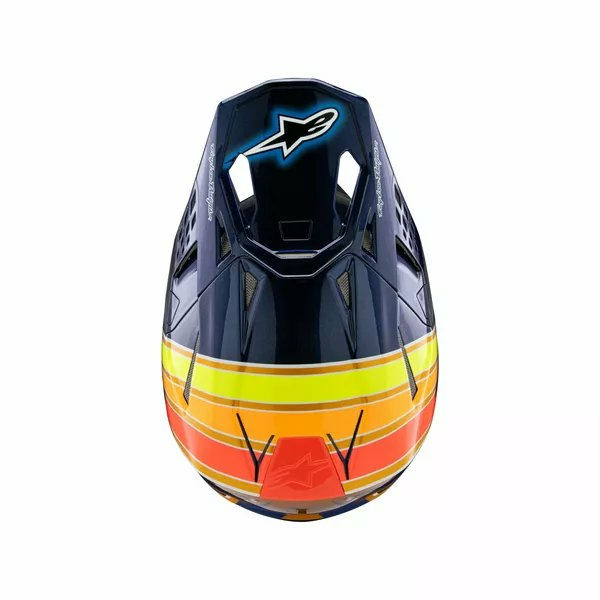 Casca Alpinestars S-M10 Tld 25 Blue/Orange/Yellow-2