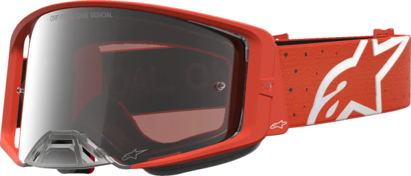 Ochelari Alpinestars Supertech Vesta Portocaliu/Argintiu/Lentila Colorata, 1, nordicamoto.ro