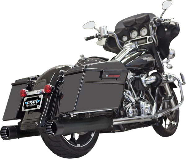 Dnt Straight Can Slip-on Mufflers Black, 1, nordicamoto.ro