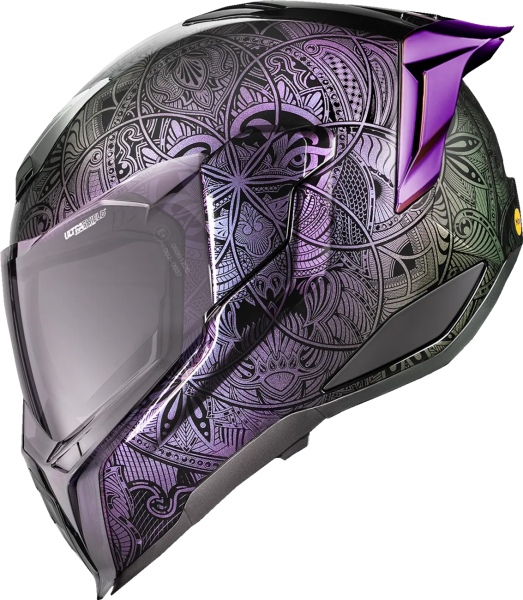 Ultraflite Opal Mandala Mips Helmet Silver, Purple , 5, nordicamoto.ro