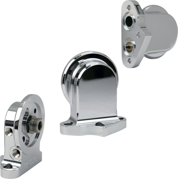 Oil Filter Mounting Bracket Kit Chrome, 1, nordicamoto.ro