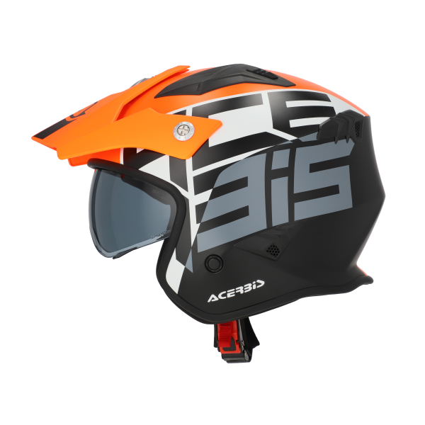 Casca Jet Acerbis Aria Sport Negru/Portocaliu Fluo XXL-8