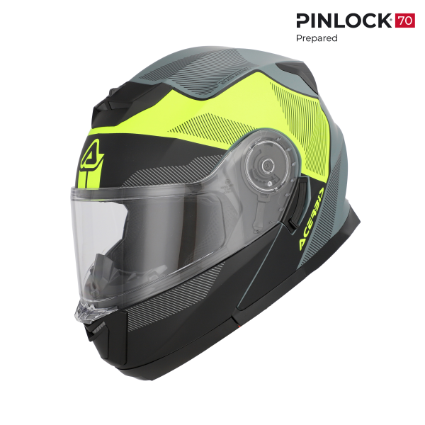 Casca Acerbis Serel 22.06 Black/Fluo Yellow-11