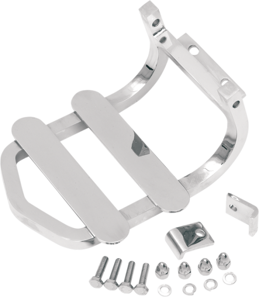 Sissy Bar Luggage Rack Chrome, 1, nordicamoto.ro