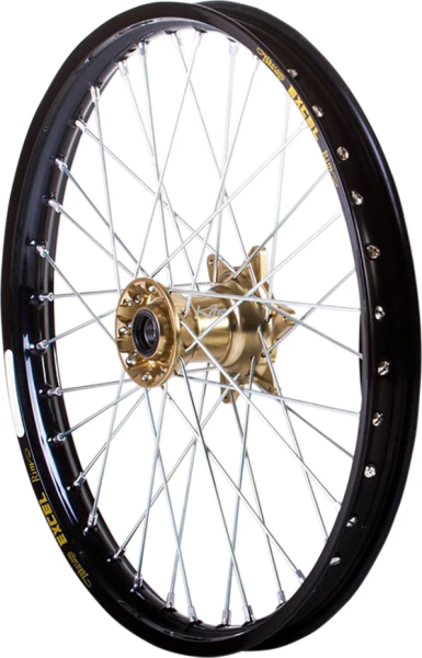 Elite Mx-en Wheel, Silver Spokes Black, Gold, 1, nordicamoto.ro