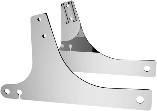 Sissy Bar Side Plates Silver, 3, nordicamoto.ro