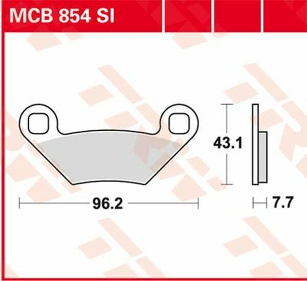 Plăcuțe de frână off-road sinterizate din seria Si, 1, nordicamoto.ro