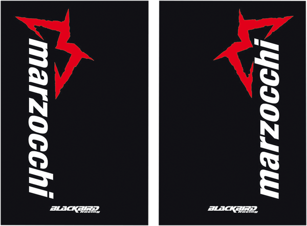 Fork Stickers Black, Red, White, 1, nordicamoto.ro