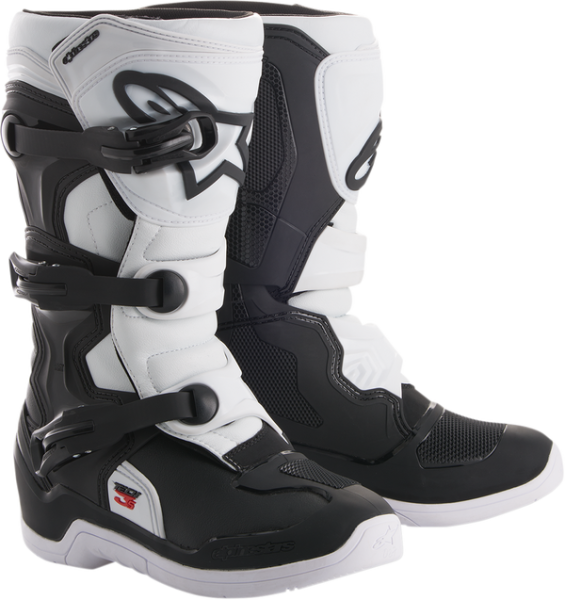 Cizme copii Alpinestars Tech 3S Black/Dark Blue/Pink Fluorescent 37, 4, nordicamoto.ro