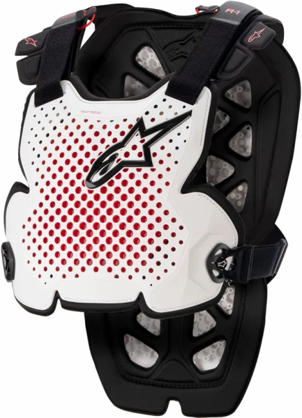 Armura Alpinestars A-1 Roost Guard White/Black/Red-1