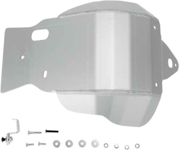 MOOSE RACING Aluminum Skid Plate Silver -0