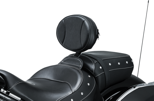 Plug-n-go Driver's Backrest Black, Chrome, 1, nordicamoto.ro