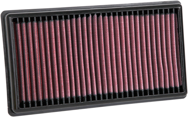 High-flow Air Filter Black, Red, 1, nordicamoto.ro