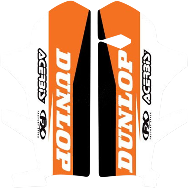 Lower Fork Guard Graphics Black, Orange, White, 1, nordicamoto.ro