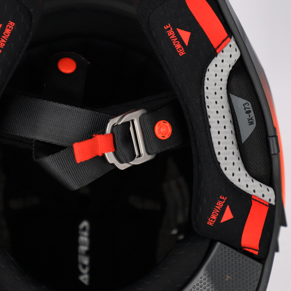 Casca Acerbis Airstrike-X Portocaliu/Gri-0