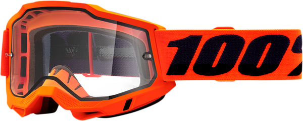 Ochelari 100% Accuri Neon Orange Dual Pane Clear
