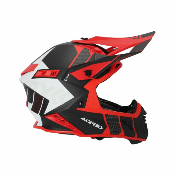 Casca Acerbis X-Track 22.06 Black/Red-0