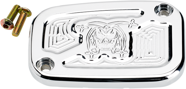 Front Brake Master Cylinder Cover Silver, 1, nordicamoto.ro
