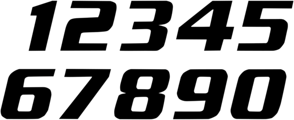 One Series Numbers Black, 2, nordicamoto.ro