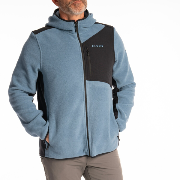 Hanorac Snowmobil Klim Teton Crest Fleece Black - Asphalt-14