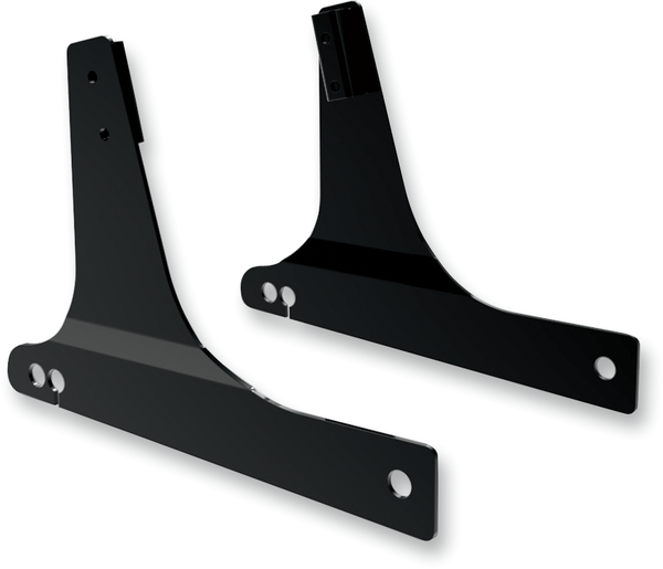 Sissy Bar Side Plates Black, 2, nordicamoto.ro