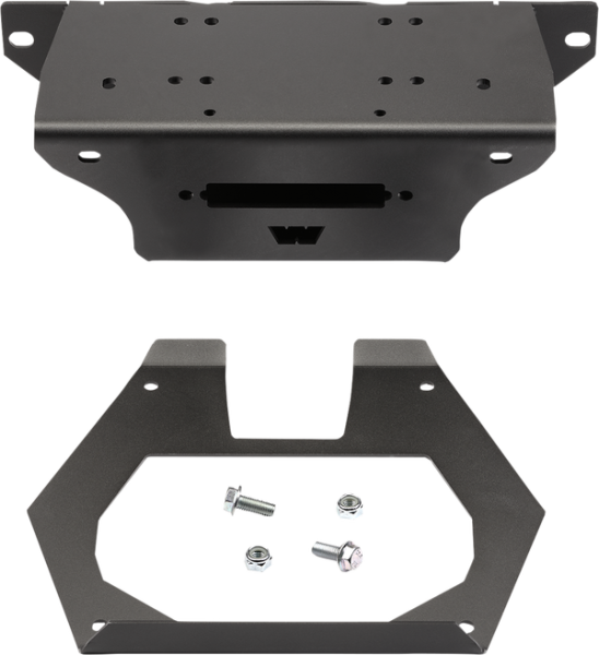 Winch Mount Kit Black, 1, nordicamoto.ro