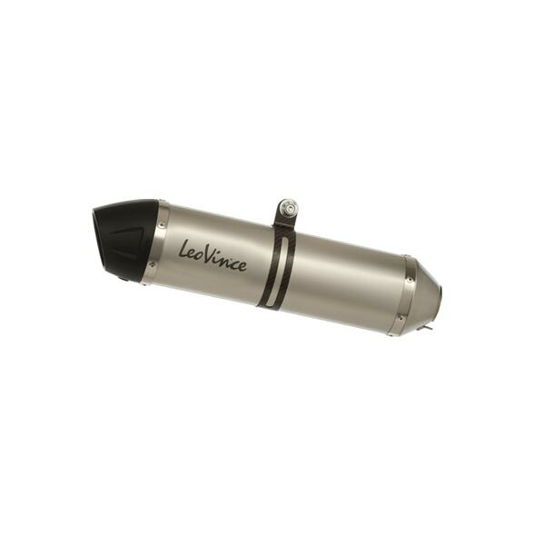 Lv One Slip-on Muffler Black, Silver, 2, nordicamoto.ro